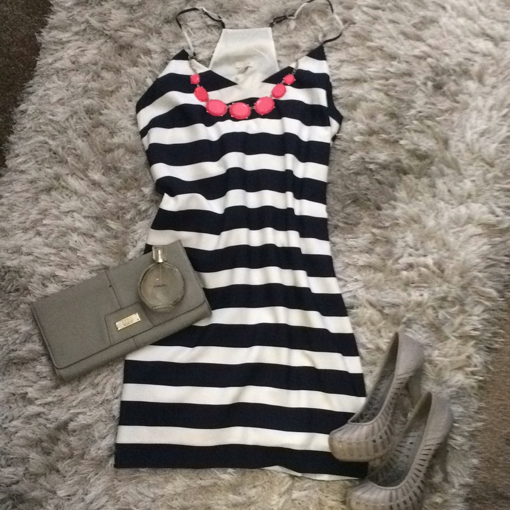 Blue/white J. Crew dress
